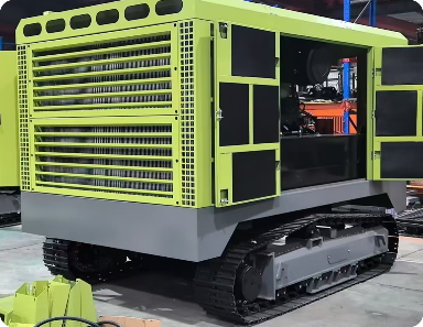 Crawler Type Diesel Screw Air Compressor